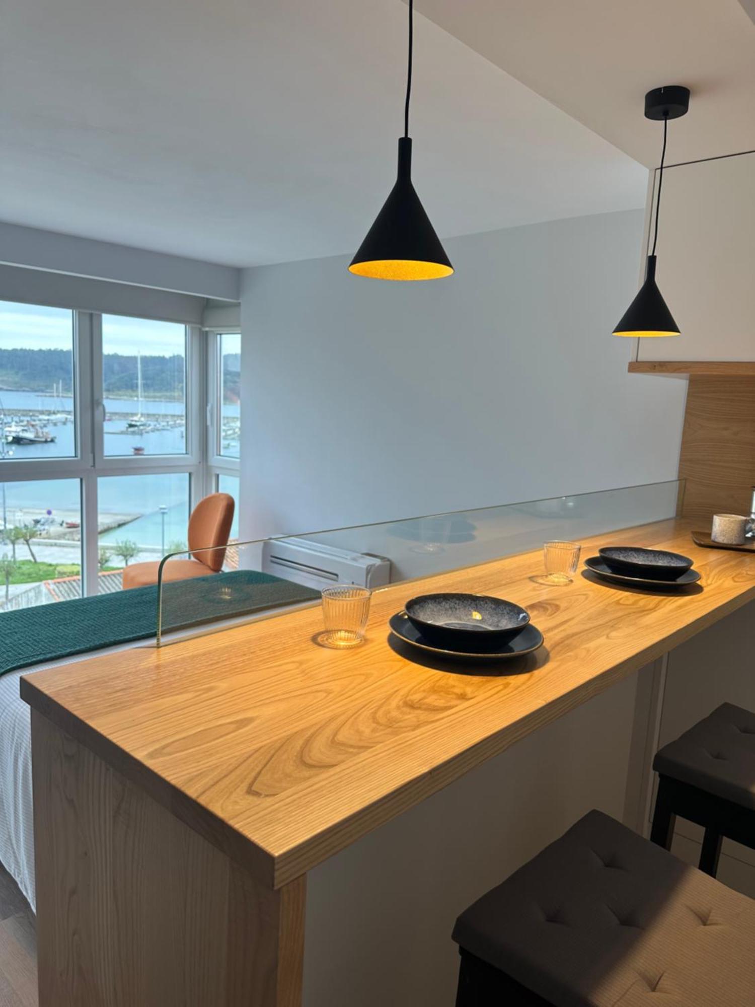 Apartamento Plaza Este Muxia Luaran gambar